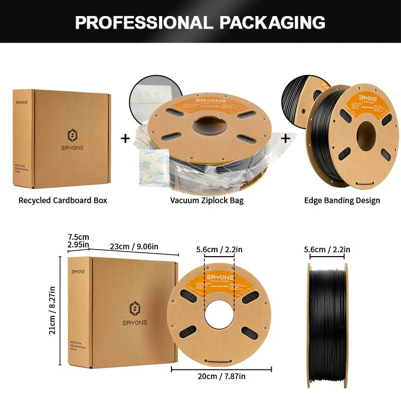 PETG Carbon Fiber Filament - 1.75mm±0.03mm (1kg) - Image 11