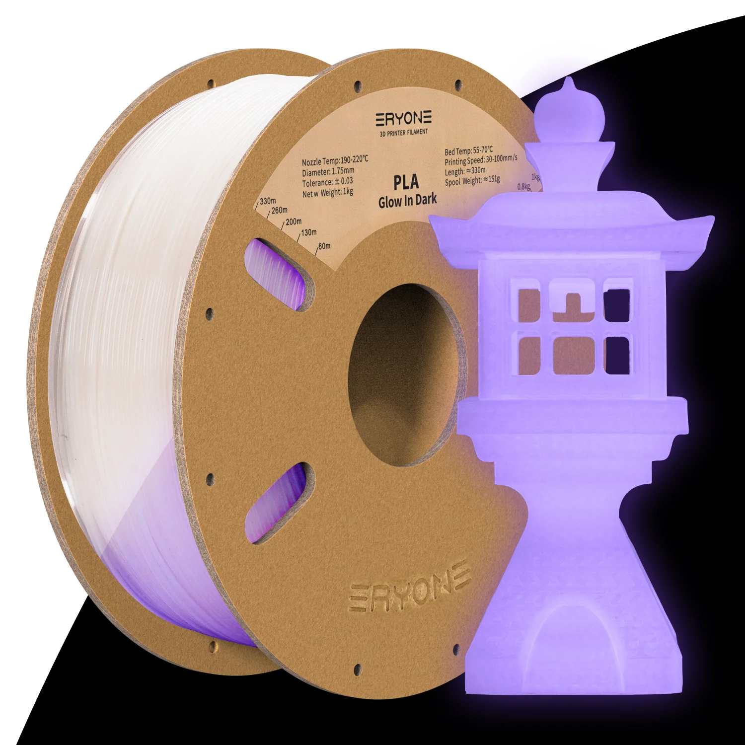 PLA Luminous Filament - 1.75mm±0.03mm (1kg) - Image 5