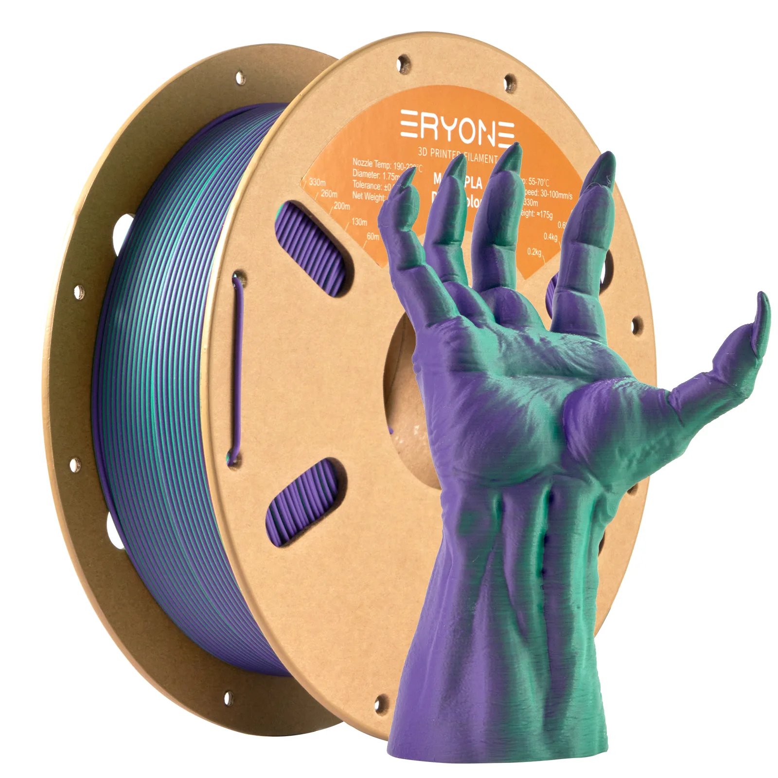 (Pre-Sale)PLA Matte Dual-Color Filament,1kg (MOQ:20 Rolls,Mixable) - Image 7