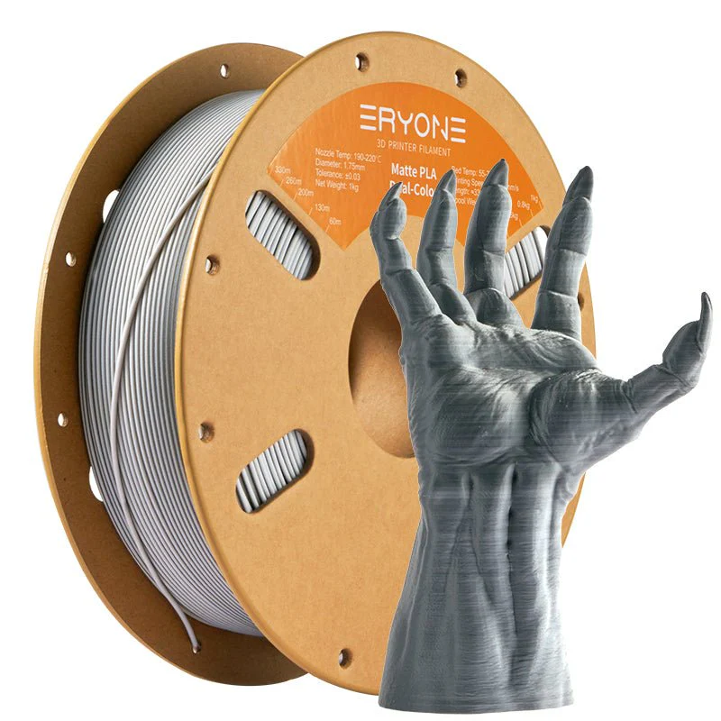 PLA Matte Gradient Dual-Color Filament - 1.75mm±0.03mm (1kg) - Image 9