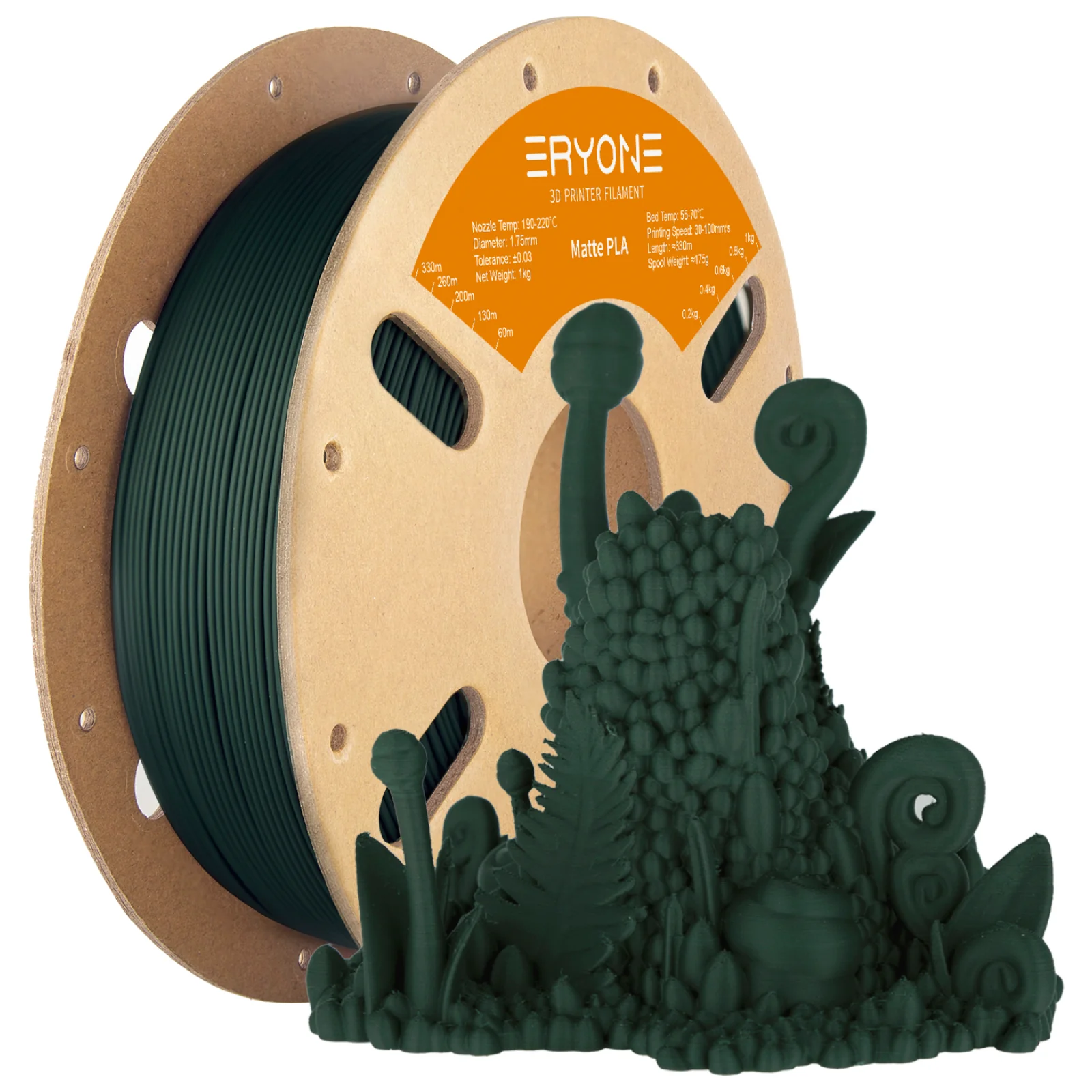 PLA Matte & Matte Rainbow Filament - 1.75mm±0.03mm (1kg) - Image 5