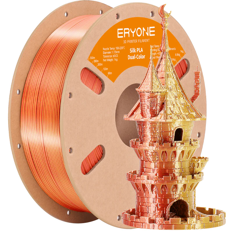 PLA Silk Dual-Color Filament - 1.75mm±0.03mm (1kg) - Image 20