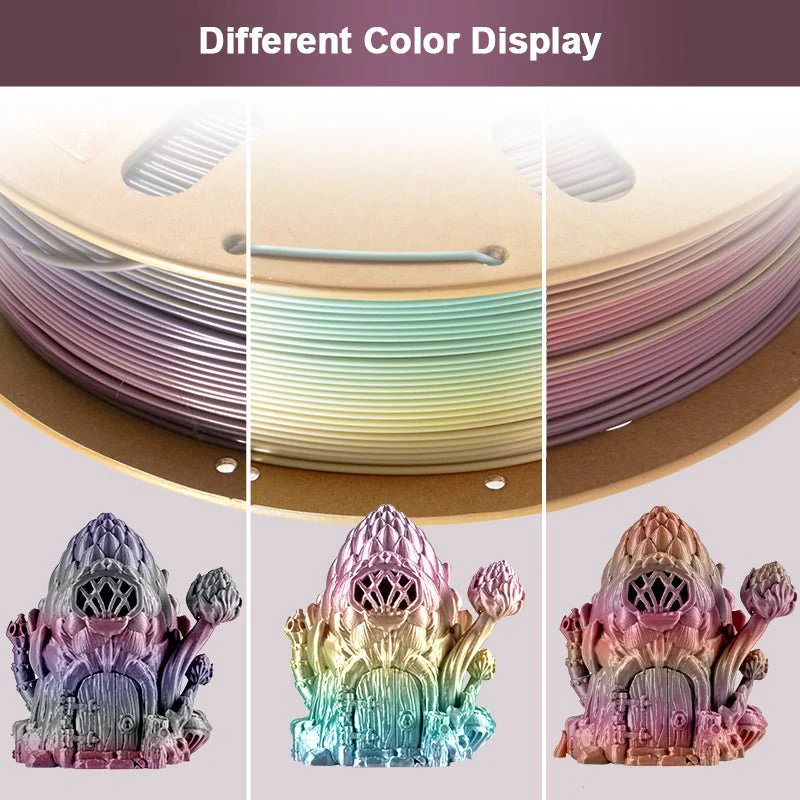 PLA Steampunk Rainbow Filament - 1.75mm±0.03mm (1kg) - Image 3
