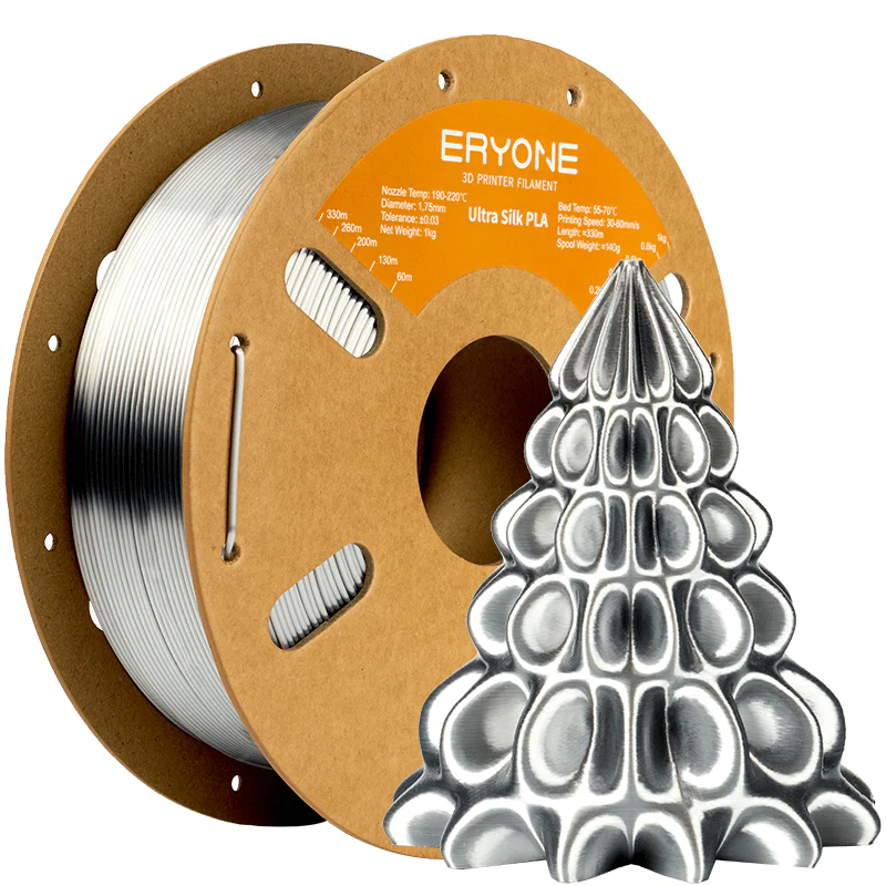 PLA Ultra Silk Filament - 1.75mm±0.03mm (1kg) - Image 3