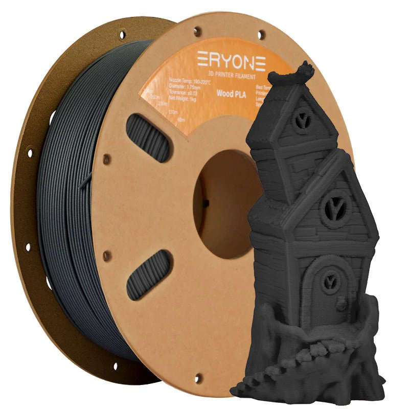 PLA Wood Filament - 1.75mm±0.03mm (1kg) - Image 4