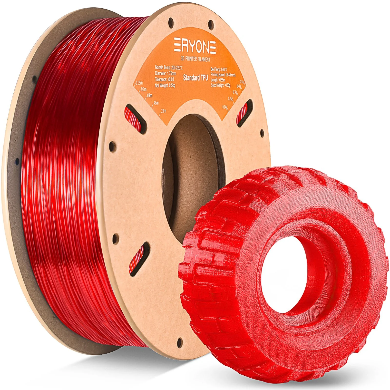 (Pre-Sale)TPU Filament,0.5kg (MOQ:20 rolls,Mixable) - Image 6