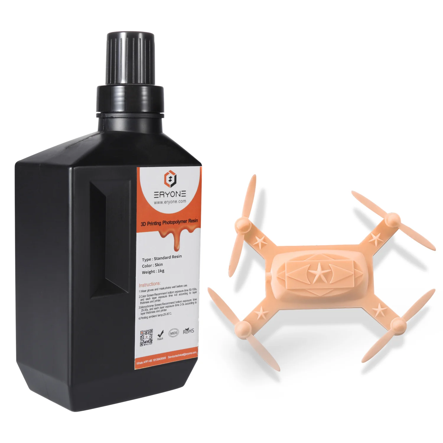 Super Low Odor Photopolymer Resin 1kG  (Ship to RU) - Image 3