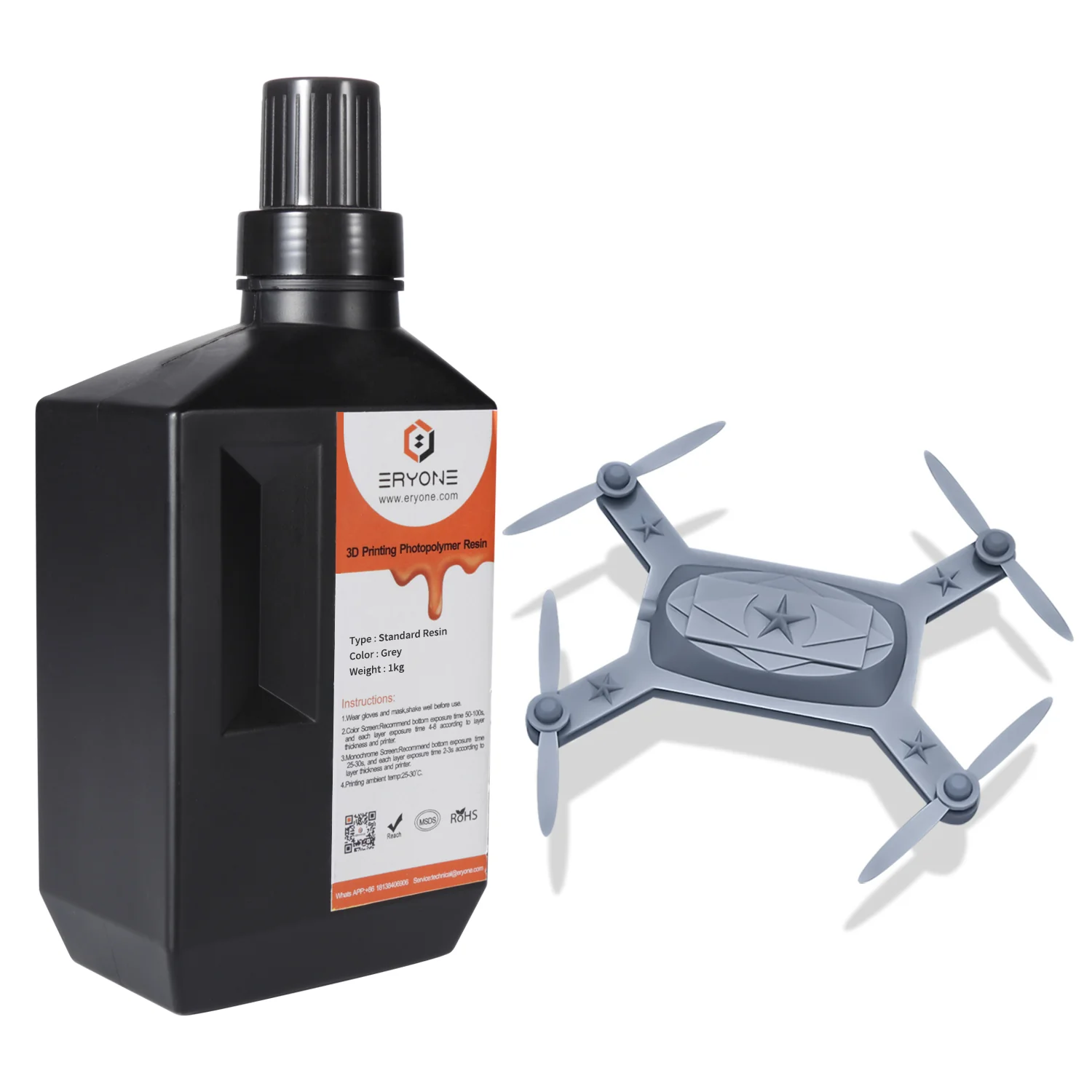 Super Low Odor Photopolymer Resin 1kG  (Ship to RU) - Image 5