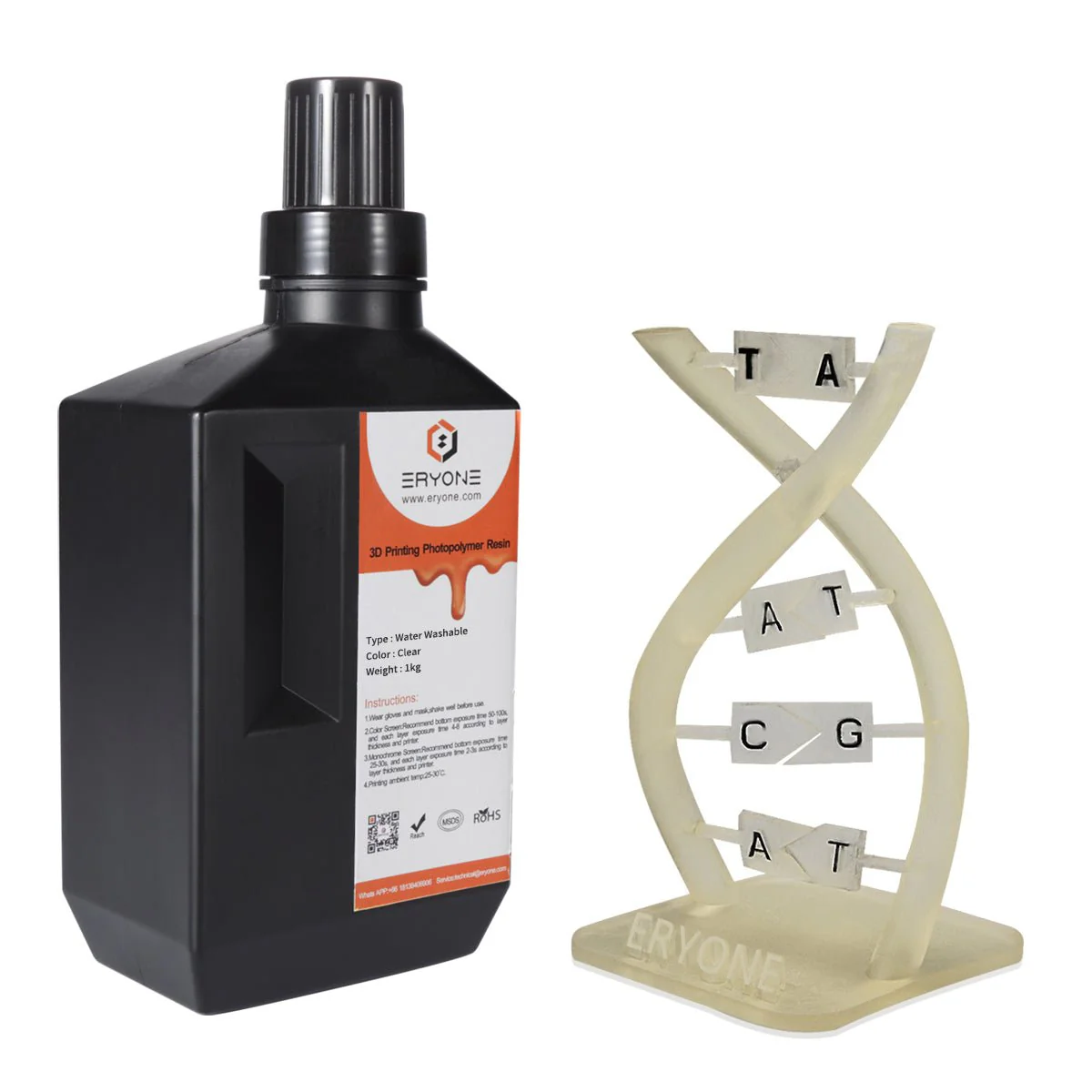 Water Washable 3D Printer Resin 1KG (Ship To RU) - Image 6